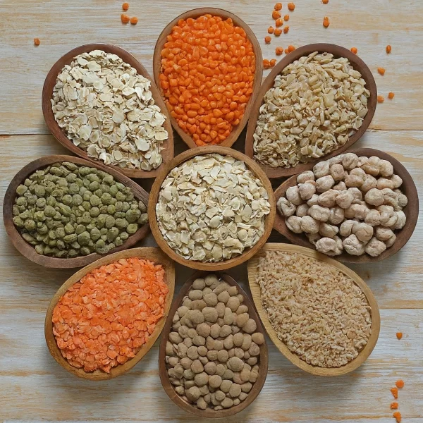 Lentils , Grains and Millets